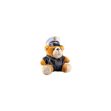 Schlüsselanhänger Polizei-Teddy