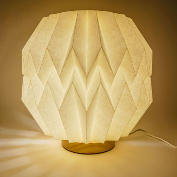 Coollux Luna faltbare, von Origami inspirierte Papier-LED-Lampe