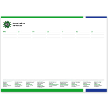 GdP-Schreibtischunterlage DIN A2