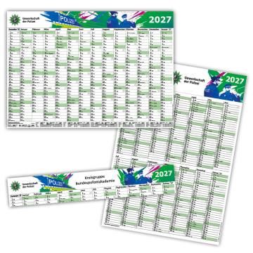 Zusatzdruck 1c Jahreswandplaner A1 Vorderseite