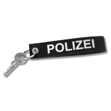 Filz-Schlüsselband "Polizei"
