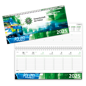 Tischquerkalender 2025