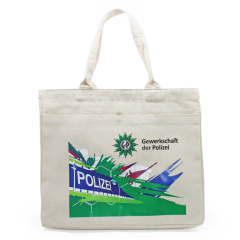 Baumwoll-Tragetasche mit Rei&szlig;verschluss